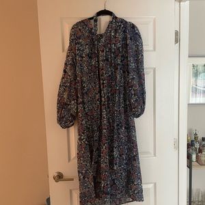 Floral midi dress
